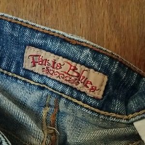 PARIS Blues Distressed Boot Cut Jeans